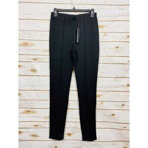 TAHARI pull on black jeggings pants with elastic waist size S